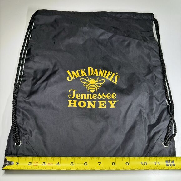 JACK DANIEL'S TENNESSEE HONEY Drawstring Bag Backpack Tote 15x13 NWOT - Picture 5 of 6